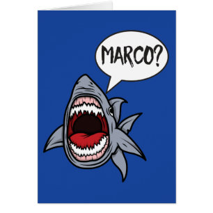 Shark Speel Marco Polo Funny Card