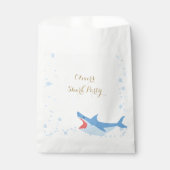 Shark Summer Party Splish Splash Birthday Bash Bedankzakje (Voorkant)