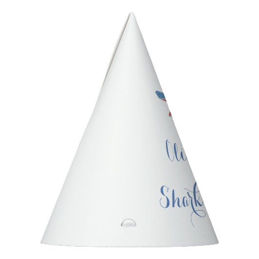 Shark Summer Party Splish Splash Birthday Bash Feesthoedjes (Links)