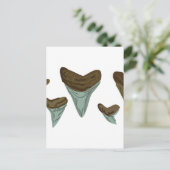 Shark Teeth Briefkaart (Staand voorkant)