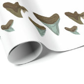 Shark Teeth Cadeaupapier (Rol Hoek)