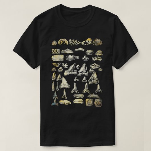 Shark Teeth TypesShark Lover T-shirt (Design voorkant)