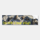 Shark Tooth Bumpersticker (Voorkant)