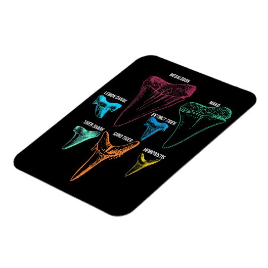 Shark Tooth Hunting - Crazy Shark Gifts Magneet (Linkerzijde)