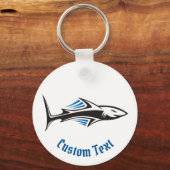 Shark Tribal Icon 1 Sleutelhanger (Voorkant)