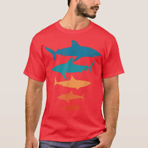 Shark Tshirt, Retro Shark, Shark Lover Gift, Shar T-shirt