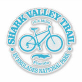 Shark Valley Trail (wielrennen) Sticker (Voorkant)