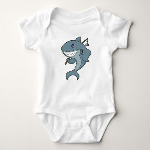 Shark Vist Fisher Finshing rod Romper