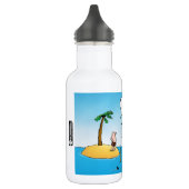 Shark Volleyball Funny Cartoon Waterfles (Links)