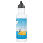 Shark Volleyball Funny Cartoon Waterfles (Rechts)