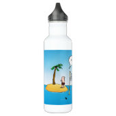 Shark Volleyball Funny Cartoon Waterfles (Links)