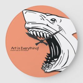 Shark Wall Clock Grote Klok