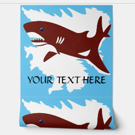 Shark Wallpaper Bewerk Tekst personaliseren Behang