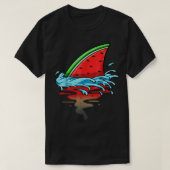 Shark Watermelon Lover Fish Summer Fruit Slice See T-shirt (Design voorkant)