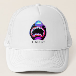 Shark Waterverf Roze Paarse illustratie Trucker Pet