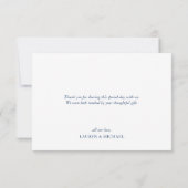 Shark Wedding Hartelijk dank Bedankkaart (Achterkant)