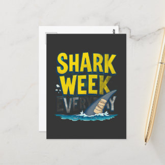 Shark Week Elke Dag Briefkaart