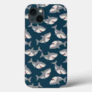 Shark Week Pattern Iphone Case Hoesje