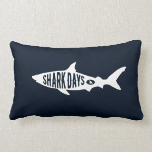 Shark Week Sharks Lover Gifts Typography Art Kussen