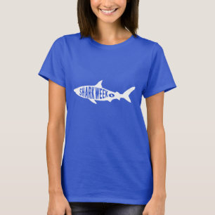 Shark Week Sharks Lover Gifts Typography Art T-shirt