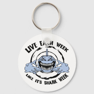 Shark Week Sleutelhanger