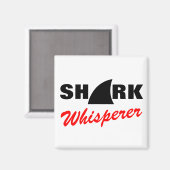 Shark whisperer magnet magneet (Voorkant / Achterkant)