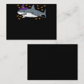 Shark Witch Funny Animal Halloween Visitekaartje (Voorkant / Achterkant)