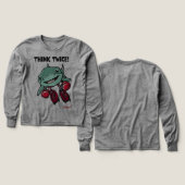 Shark with boxing gloves Long sleeve T-Shirt (Motif recto et verso)