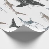 Shark Wrapping-papier Cadeaupapier (Hoek)