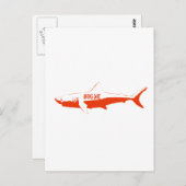 Shark, zo knuffel me. briefkaart (Voorkant / Achterkant)