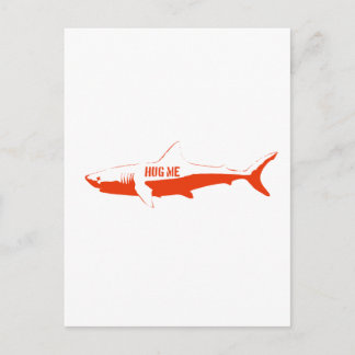 Shark, zo knuffel me. briefkaart