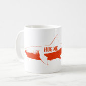 Shark, zo knuffel me. koffiemok (Voorkant links)