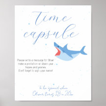 Shark Zomer Party Pool en Verjaardag Tijd Capsule