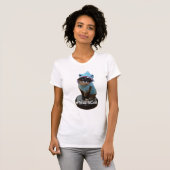 #SharkCat Kitty de T-shirt de chat de requin sur (Devant entier)