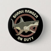 Sharkey d'Shark "Sharkey Attack" Woordable Button (Voorkant)