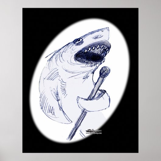 Sharkey Finatra Poster (Voorkant)
