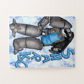 Sharko doet afwas legpuzzel (Horizontaal)
