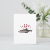 SHARKS BRIEFKAART (Staand voorkant)