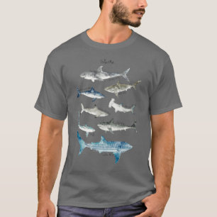Sharks Landscape Format T-shirt