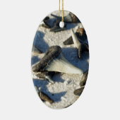 Sharks Teeth van Jax Beach Keramisch Ornament (Rechts)
