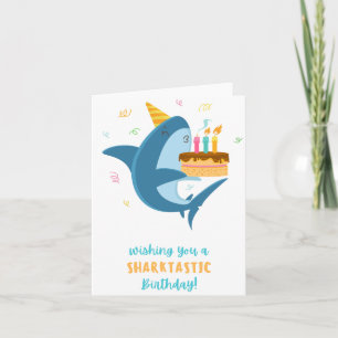 Sharktastic Puns Verjaardag Kaart
