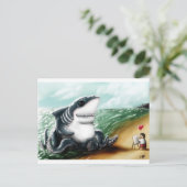 Sharktopus Love Briefkaart (Staand voorkant)