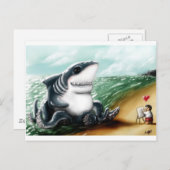 Sharktopus Love Briefkaart (Voorkant / Achterkant)