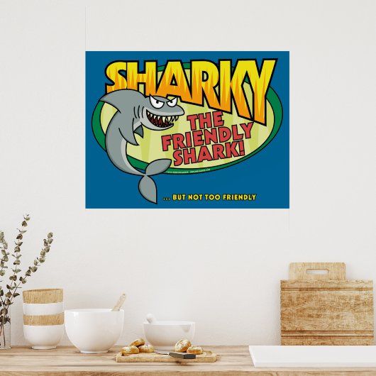 Sharky Poster (Keuken)