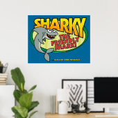 Sharky Poster (Thuiskantoor)