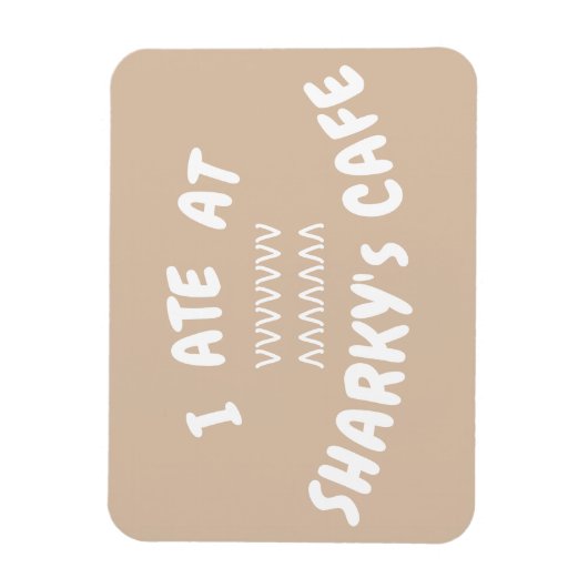 SHARKY's CAFE Memorial Magnet Magneet (Verticaal)