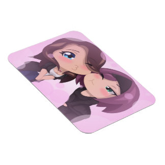 Sharm et Gigi Chibi Magnet