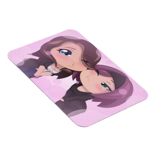 Sharm & Gigi Chibi magneet (Rechterzijde)