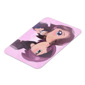 Sharm & Gigi Chibi magneet (Linkerzijde)