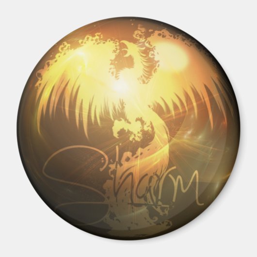 Sharm Phoenix ronde magneet (Voorkant)